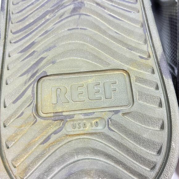 Reef Oasis Slide Olive Marble Camo Lightweight Comfort Slip On Men's Size 10 - Picture 7 of 8